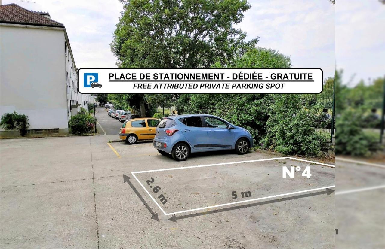 Room & Parking In Shared Appartment With Proprietor L 25 Mins From Paris Gare Du Nord, Cdg Airport & Stade De France Montmagny المظهر الخارجي الصورة